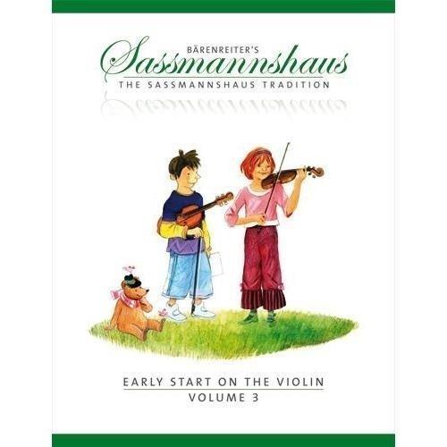 Sassmannshaus, Kurt - Early Start on the Violin Book 3 Published by Baerenreiter Verlag