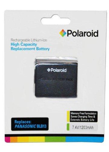 Polaroid High Capacity Panasonic BLB13 Rechargeable Lithium Replacement Battery (Compatible With: DMC-G10, GH1, G2, G1, L10)