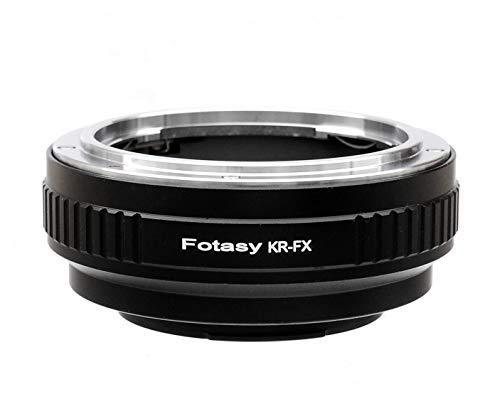 Fotasy Premier Konica AR Lens to Fuji X Lens Adapter, Compatible with Fujifilm X-Pro1 X-Pro2 X-E1 X-E2 X-E3 X-A5 X-M1 X-T1 X-T2 X-T3 X-T10 X-T20 X-T30 X-H1 Konica AR - FX Adapter