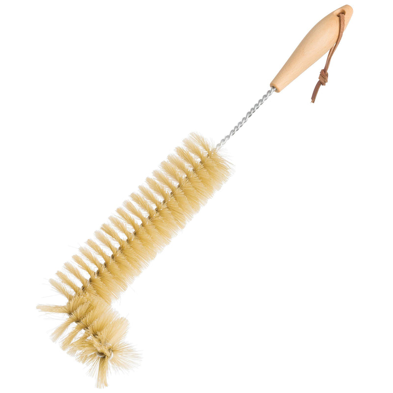 Redecker Natural Pig Bristle Radiator Brush with Oiled Beechwood Handle, 18-1/2-Inches