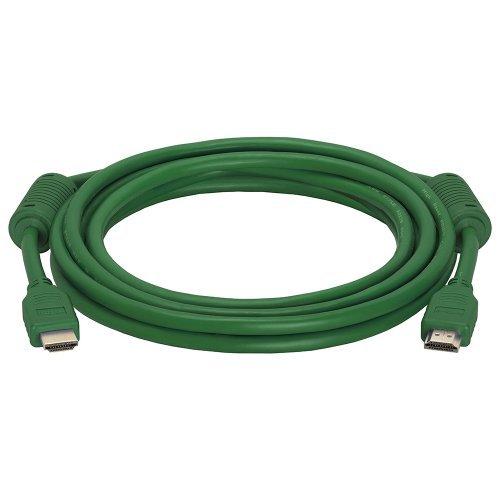 Cmple-Ultra HD 4K High Speed 18Gbps HDMI Cable with Ethernet, Offers 4K (2160p) @ 60Hz, HDMI 2.0 Ready – 10 Feet Green 10FT