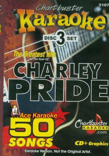 Chartbuster Karaoke CDG 3 Disc Pack CB5107 - The Greatest Hits of Charley Pride