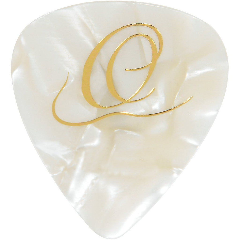 Ortega Guitars OGP-WP-H10 Heavy Gauge Guitar Pick Pack, 10Piece, White Pearl