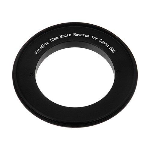 Fotodiox 72mm Macro Reverse Mount Adapter, for Canon EOS 1D, 1DS, Mark II, III, IV, 1DC, 1DX, D30, D60, 10D, 20D, 20DA, 30D, 40D, 50D, 60D, 60DA, 5D, Mark II, Mark III, 7D, Rebel XT, XTi, XSi, T1, T1i, T2i, T3, T3i, T4, T4i, C300, C500 Single