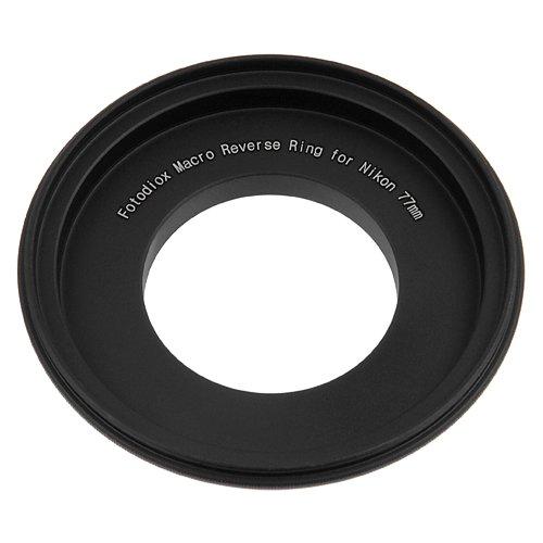 Fotodiox RB2A 77mm Filter Thread Lens, Macro Reverse Ring Camera Mount Adapter, for Nikon D1, D1H, D1X, D2H, D2X, D2Hs, D2Xs, D3, D3X, D3s, D4, D100, D200, D300, D300S, D700, D800, D800E, D40, D50, D60, D70, D70S, D80, D40X, D90, D3000, D3100, D3200, D...