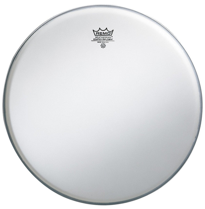 Remo BD-0214-00 14-Inch Diplomat Drum Head, Smooth White