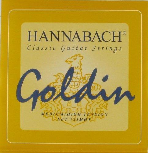 Hannabach Classical Guitar Goldin Medium/High Tension, 725