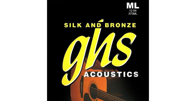 GHS Silk/Phospor Bronze Light Acoustic Guitar Strings (12-54)