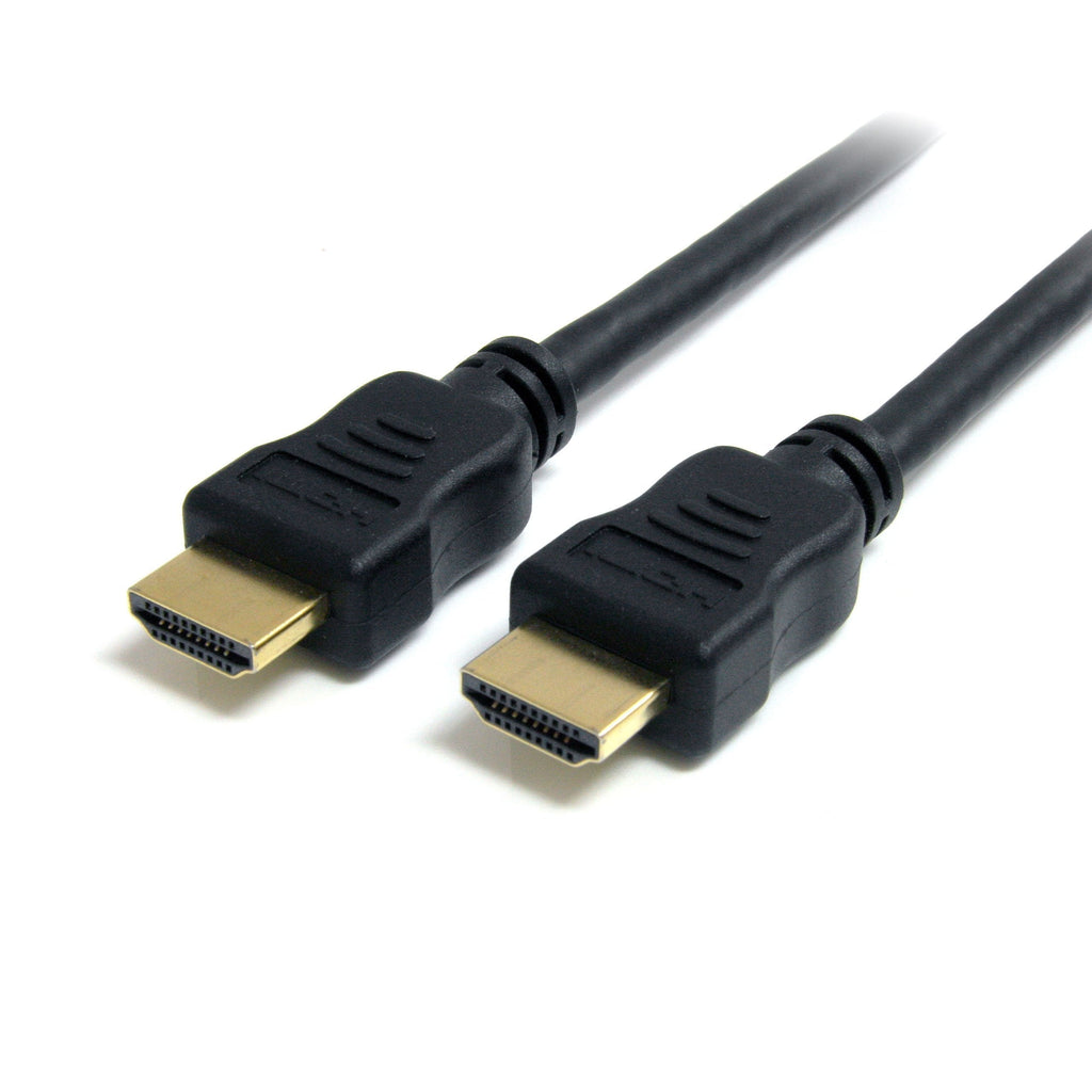 StarTech.com 6 ft High Speed HDMI Cable with Ethernet - Ultra HD 4k x 2k HDMI Cable - HDMI to HDMI M/M - 1080p Audio/Video, Gold-Plated (HDMIMM6HS) 6 ft / 2m Normal