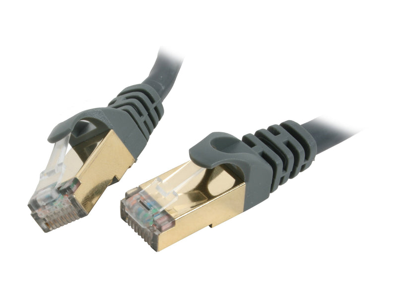 Rosewill 1-Feet Cat 7 Color Shielded Twisted Pair Networking Cable (RCW-1-CAT7-GE) Grey