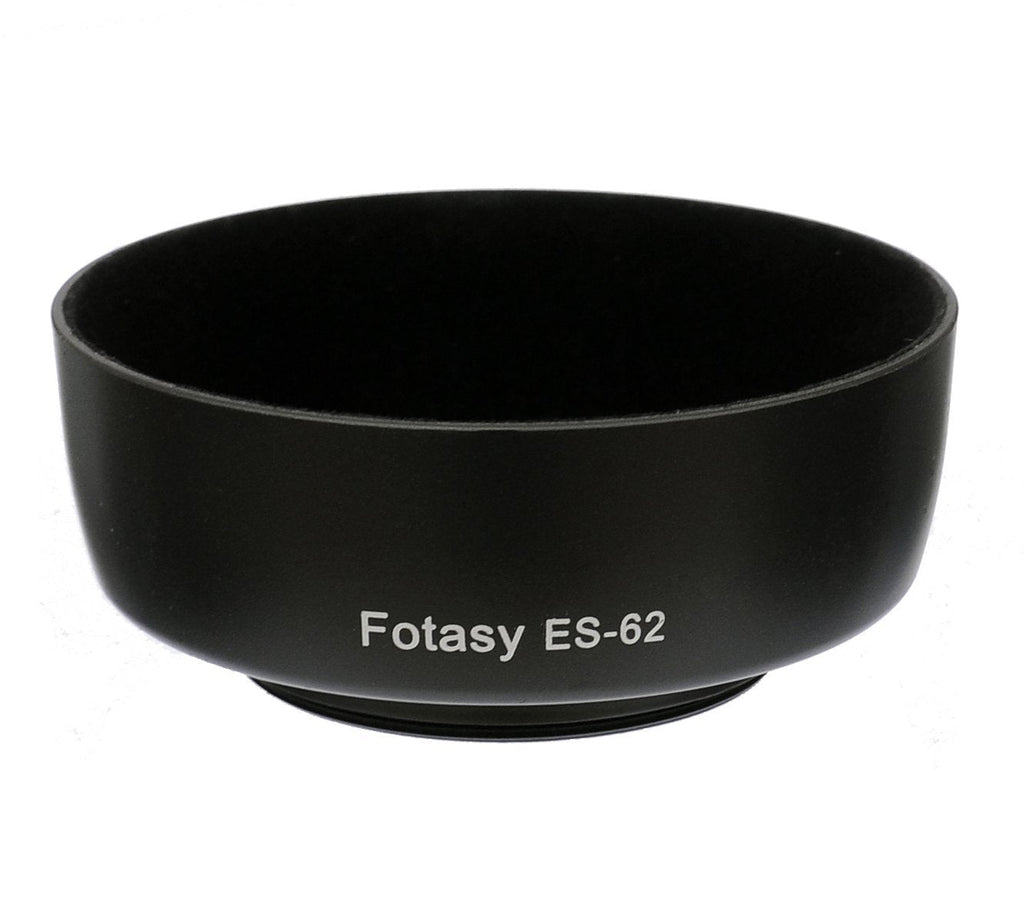 Fotasy Dedicated Lens Hood for Canon EOS EF 50mm f/1.8 II Lens, Inner Flocked Lens Hood, Replacement of Canon ES-62 Lens Hood for ES-62