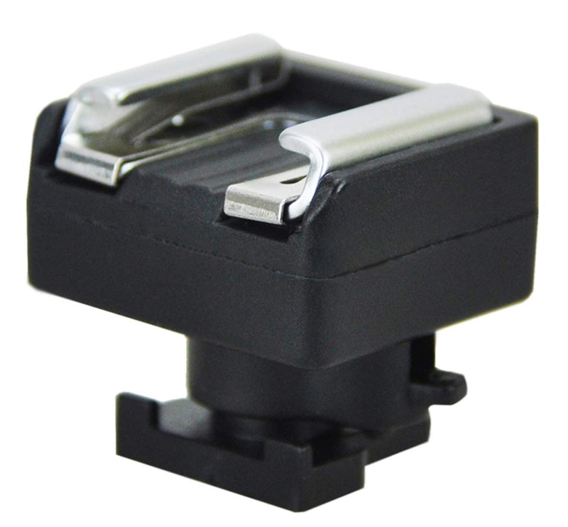 JJC MSA-1 Mini Advanced Hot Shoe To Universal Shoe Adapter for Canon Vixia HF M30HF M300 HF M31 HF M32 HF S10 HF S100 HF S11 HF S20 HF S200 HF S21 HF20 HF200 HF21 HF G20 HF G30, Black