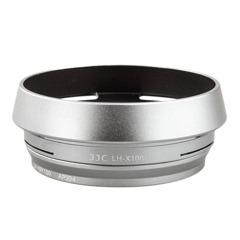 JJC LH-JX100 Silver Metal Lens Hood Adapter Ring for Fujifilm X70 X100 X100S X100T Replaces FUJIFILM AR-X100 Adapter Ring