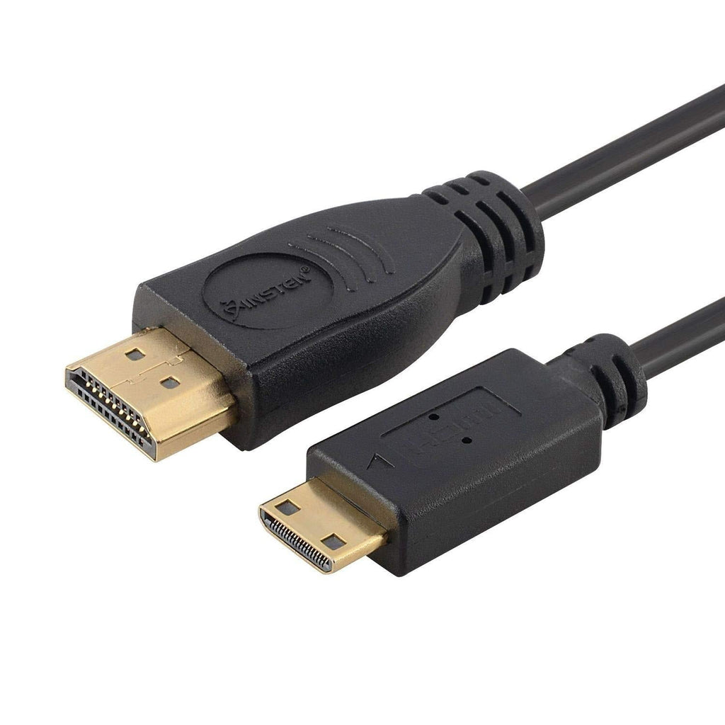 INSTEN 10 FT HDMI to Mini HDMI Cable Type A to Type C, M/M for HDTV DV 1080p