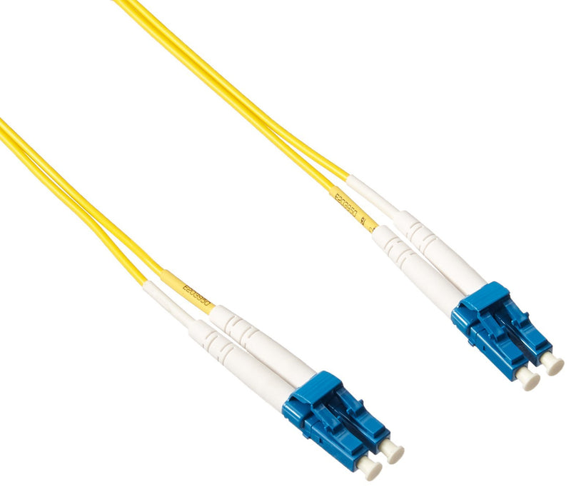 Monoprice Fiber Optic Cable, LC/LC, Single Mode, Duplex - 10 meter (9/125 Type) - Yellow 10M