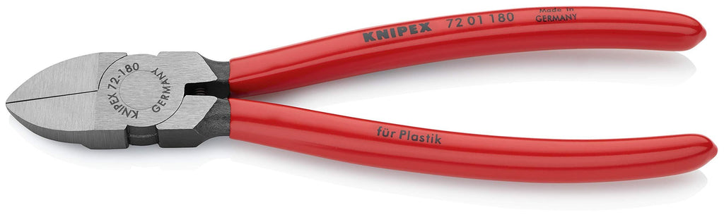 KNIPEX Tools - Diagonal Flush Cutter for Plastics (7201180)