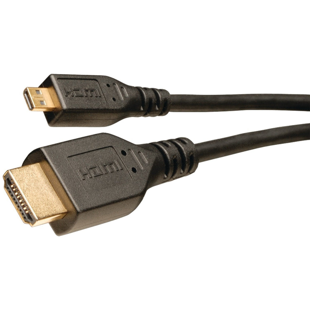 Tripp Lite HDMI to Micro HDMI Cable with Ethernet, Digital Video with Audio Adapter (M/M) 3-ft. (P570-003-MICRO),Black