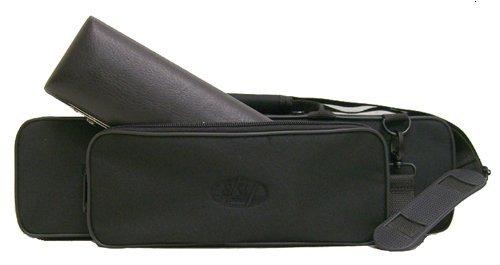 "C" Flute/Piccolo Combo Case with Shoulder Strap (Black) Black