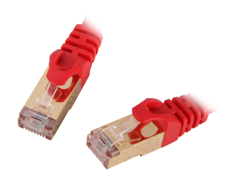 Rosewill 1-Feet Cat 7 Red Color Shielded Twisted Pair (S/STP) Networking Cable (RCNC-11041)