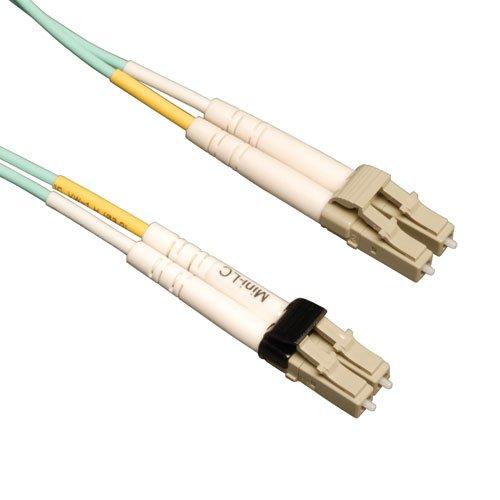 Tripp Lite 10Gb Duplex Multimode 50/125 OM3 LSZH Fiber Patch Cable (Mini-LC / LC) - Aqua, 10M (33-ft.)(N836-10M)