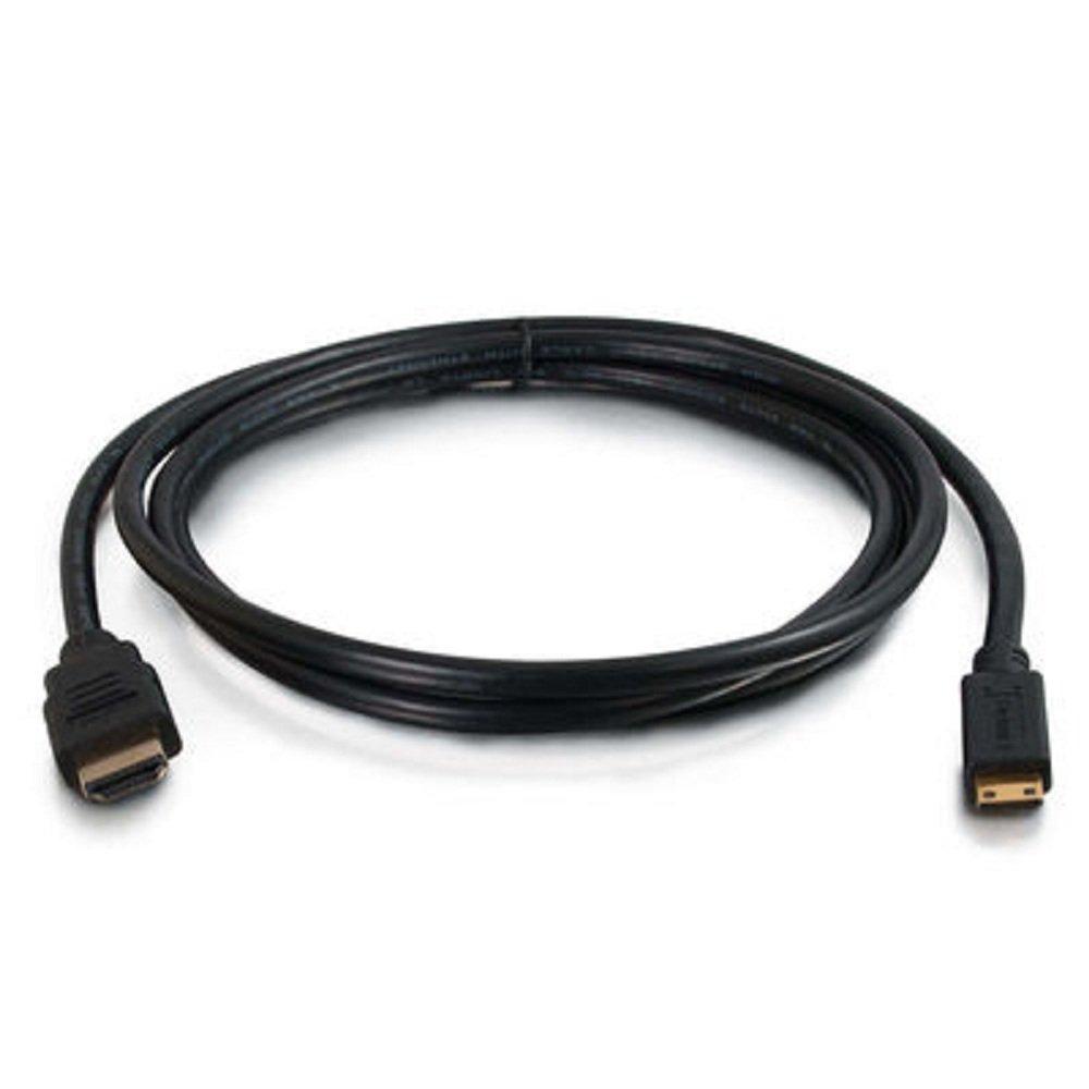 C2G Mini HDMI to HDMI, 4K, High Speed HDMI Cable, Ethernet, 60Hz, 3.28 Feet (1 Meter), Black, Cables to Go 40306 Mini with Ethernet 3.3 Feet