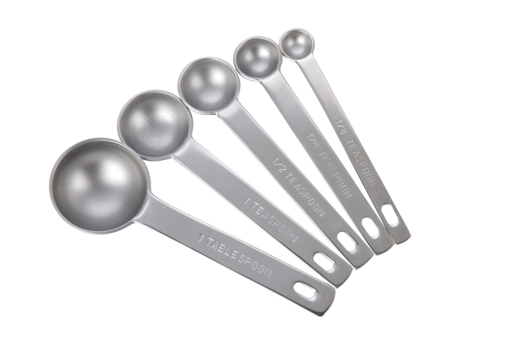 MIU France Stainless Steel Set of 5 Measuring Spoons