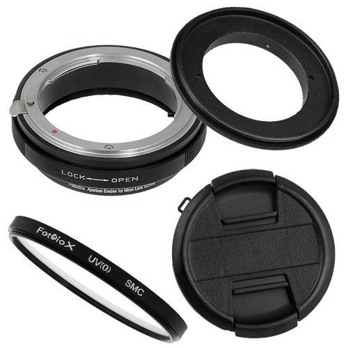 Fotodiox RB2A 67mm Macro Reverse Ring Kit with G and DX Type Lens Aperture Control, 52mm Lens Cap and 52mm UV Protector fits Nikon D1, D1H, D1X, D2H, D2X, D2Hs, D2Xs, D3, D3X, D3s, D4, D100, D200, D300, D300S, D700, D800, D800E, D40, D50, D60, D70, D70...