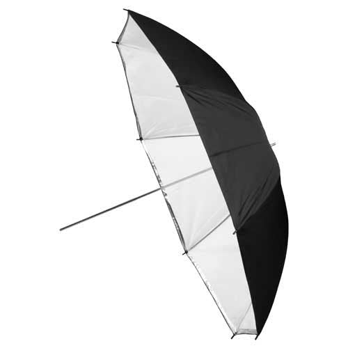 Fotodiox Premium Grade Studio Umbrella – 40 Inch Black and White Reflective, Convertible to Shoot Through