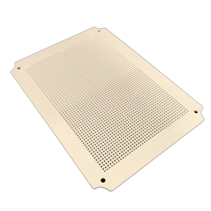 BUD Industries NBX-10987-PL PL Internal Panel – ABS Plastic Industrial Unit, Thick Console, NB Series Box Electric Accessory 14.3" L x 10.4" W x 0.17" H, Unpainted