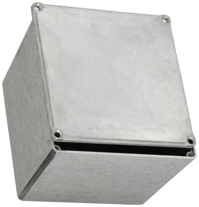 BUD Industries CU-475 Aluminum Econobox 4.75" L x 4.75" W x 3.75" H, Natural