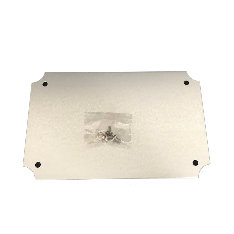 [AUSTRALIA] - BUD Industries NBX-32916 Heavy Duty Electric Panel 10.51" L x 6.69" W x 0.06" H, Natural 