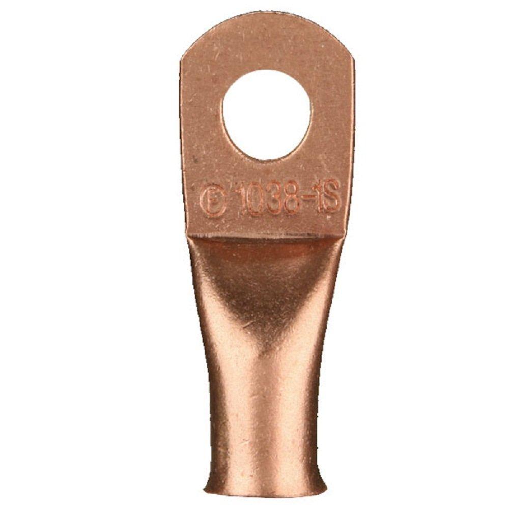 Install Bay Copper Ring Terminal 2 Gauge 3/8 Inch 10 Pack - CUR238 Standard Packaging