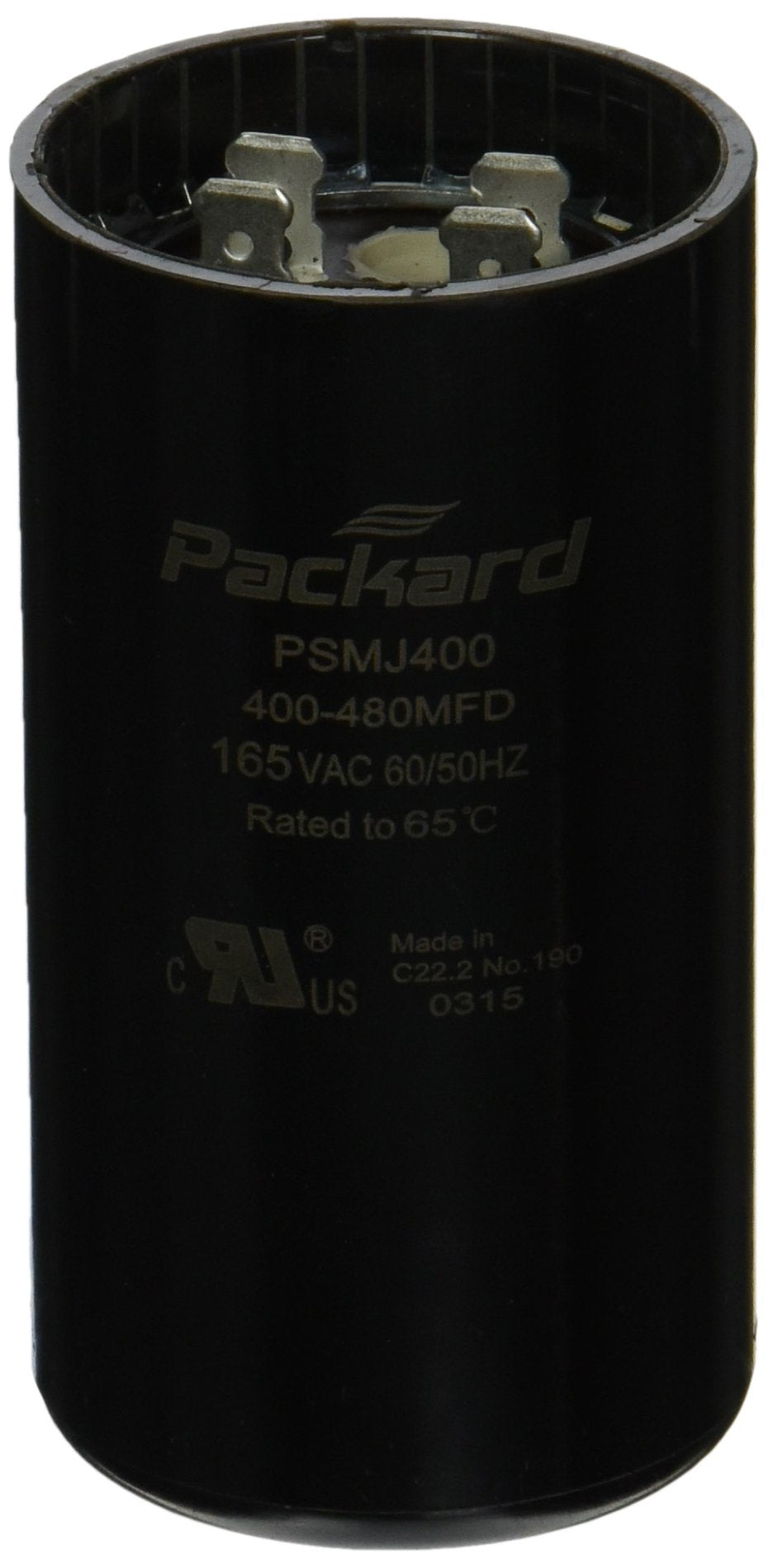Packard PSMJ400 Packard 165V Start Capacitor 400-480 MFD