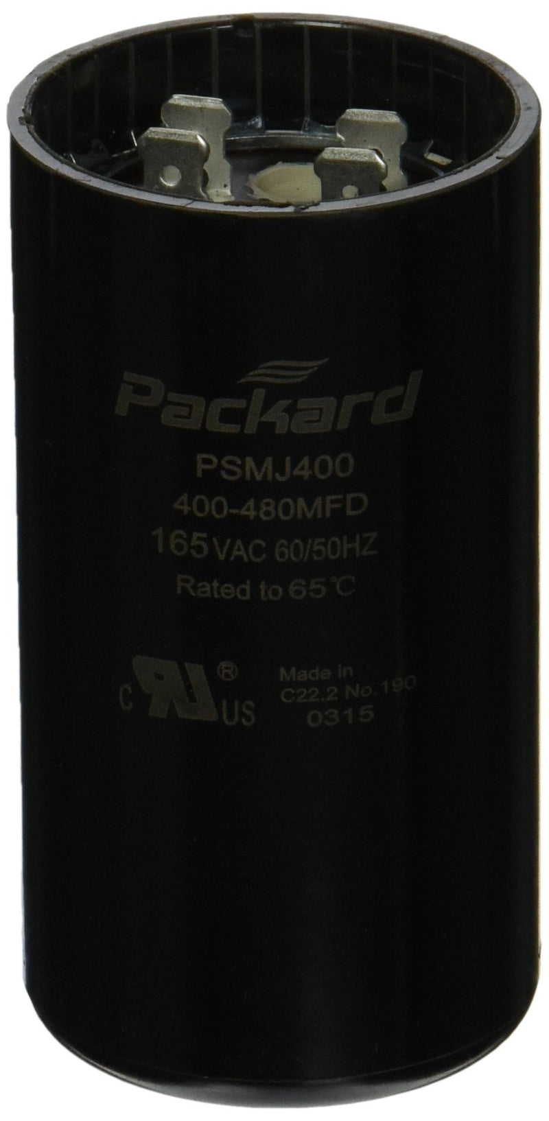 Packard PSMJ400 Packard 165V Start Capacitor 400-480 MFD