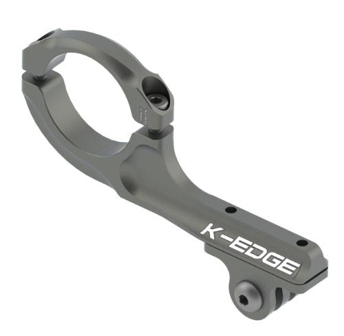 K-EDGE GO BIG Pro Handlebar Mount for GoPro Hero (K13-420 Gun Metal Grey) GunMetal