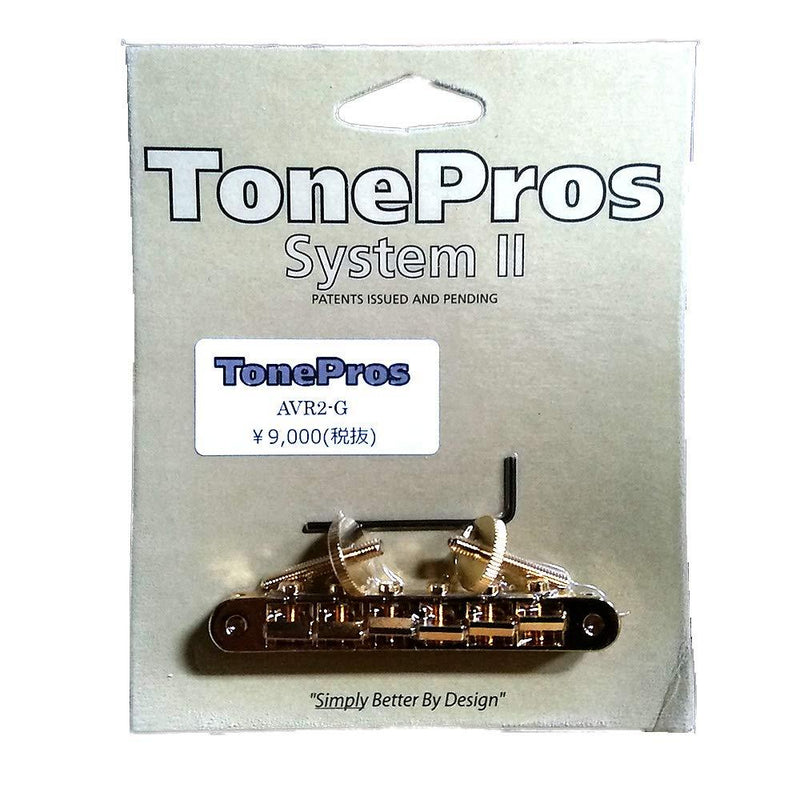 TonePros AVR-II Tune-o-matic Bridge Gold
