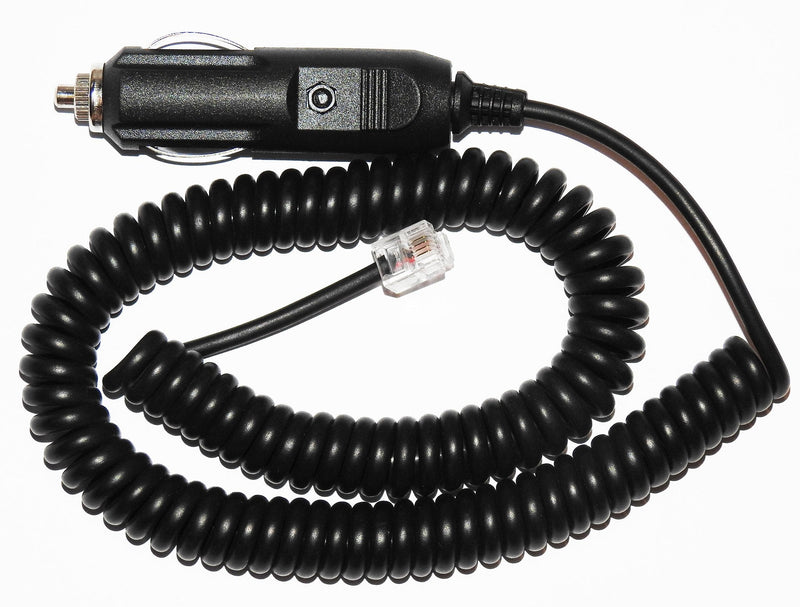 Coiled Power Cord for Beltronics / Escort / V1 Radar Detectors