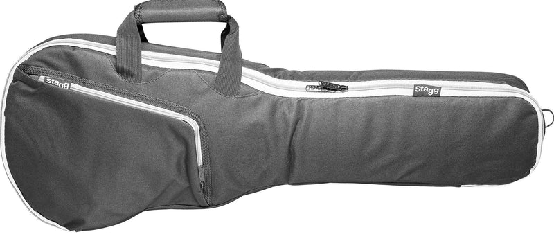 Stagg STB-10C1 Economy Gig Bag for 1/4-Size Classical Guitar with 10-Millimetre Foam Padding & Shoulder Straps - Black