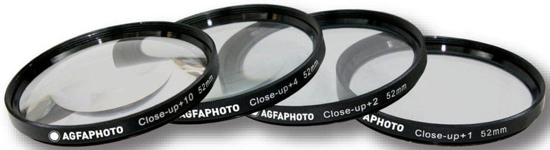AGFA 4-Piece Close-Up Macro Multi Coated Filter Kit 52mm (+1+2+4+10) APCUF452 Multi Coated 52mm