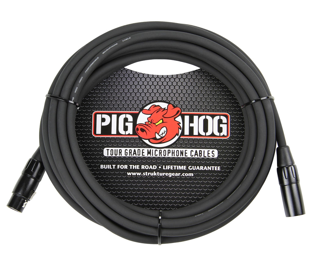 [AUSTRALIA] - Pig Hog PHM25 High Performance 8mm XLR Microphone Cable, 25 Feet 