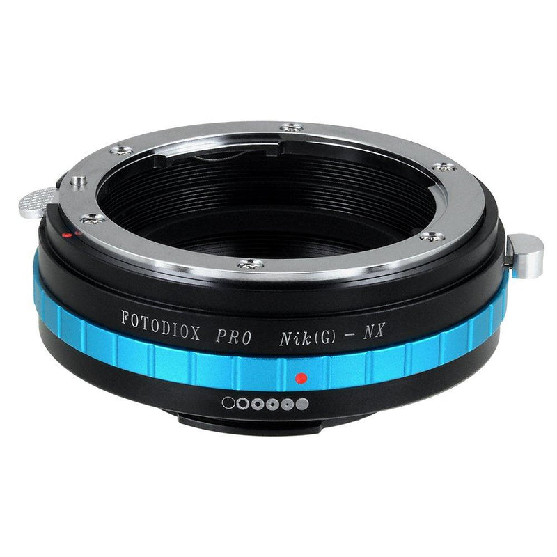 Fotodiox Lens Mount Adapter, Nikon G-Type, and DX-Type Lens to Samsung NX-Series Camera, fits Samsung NX5, NX10, NX11, NX20, NX100, NX200, NX210, NX1000 Nikon F G-Type