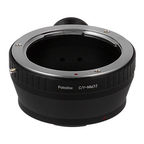 Fotodiox Lens Mount Adapter, Contax/Yashica (Also Known as c/y) Lens to Nikon 1-Series Camera, fits Nikon V1, J1 Mirrorless Cameras Standard