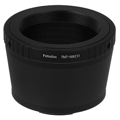 Fotodiox Lens Mount Adapter, T-Mount Lens to Nikon 1-Series Camera, fits Nikon V1, J1 Mirrorless Cameras Standard