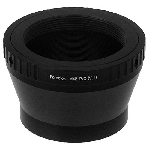 Fotodiox Lens Mount Adapter (Type 1), M42 (42mm x1 Thread Screw) Lens to Pentax Q-Series Camera, fits Pentax Q Mirrorless Cameras, fits Pentax Takumar and Zeiss Lenses.