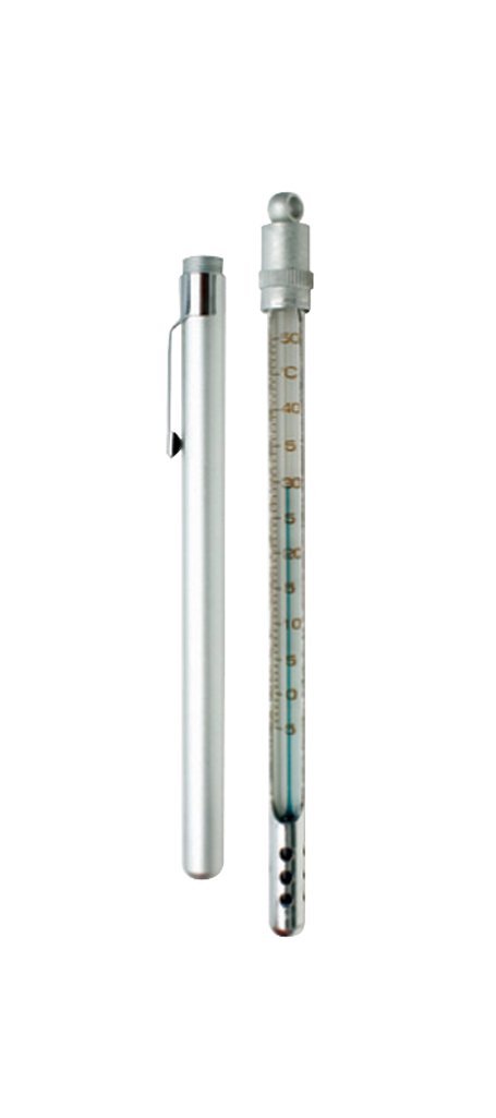 Thomas - 20580 Enviro-Safe Pocket Thermometer, Aluminum Duplex Case, 160mm Length, 0 to 220 degree F Aluminum Duplex Case, 160mm Length, 0 to 220 degree F,