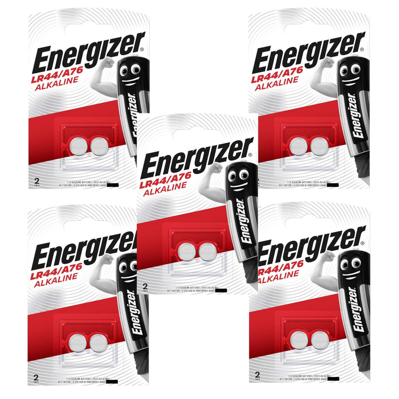 Strip of 10 Energizer A76 (LR44) 1.5v Alkaline Batteries