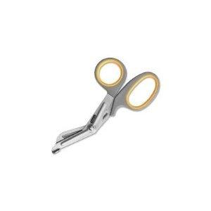 PhysiciansCare by First Aid Only by First Aid Only 90292 First Aid Titanium Bonded Bandage Shears, 7" Bent, Gray/Yellow