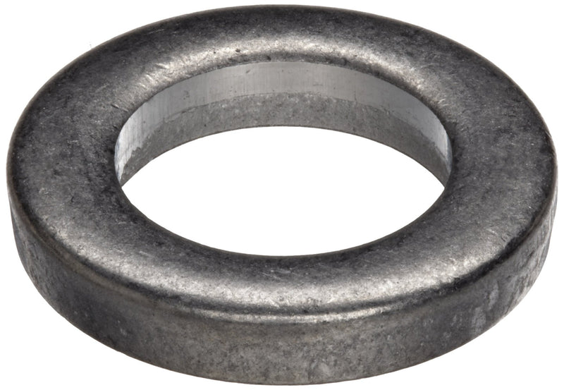 18-8 Stainless Steel Round Shim, Unpolished (Mill) Finish, Annealed, Hard Temper, ASTM A666, 0.030" Thickness, 5/8" ID, 1" OD (Pack of 10)