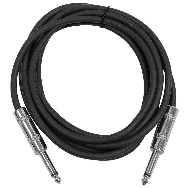 [AUSTRALIA] - Seismic Audio - SASTSX-10 - 10 Foot TS 1/4" Guitar, Instrument, or Patch Cable Black 