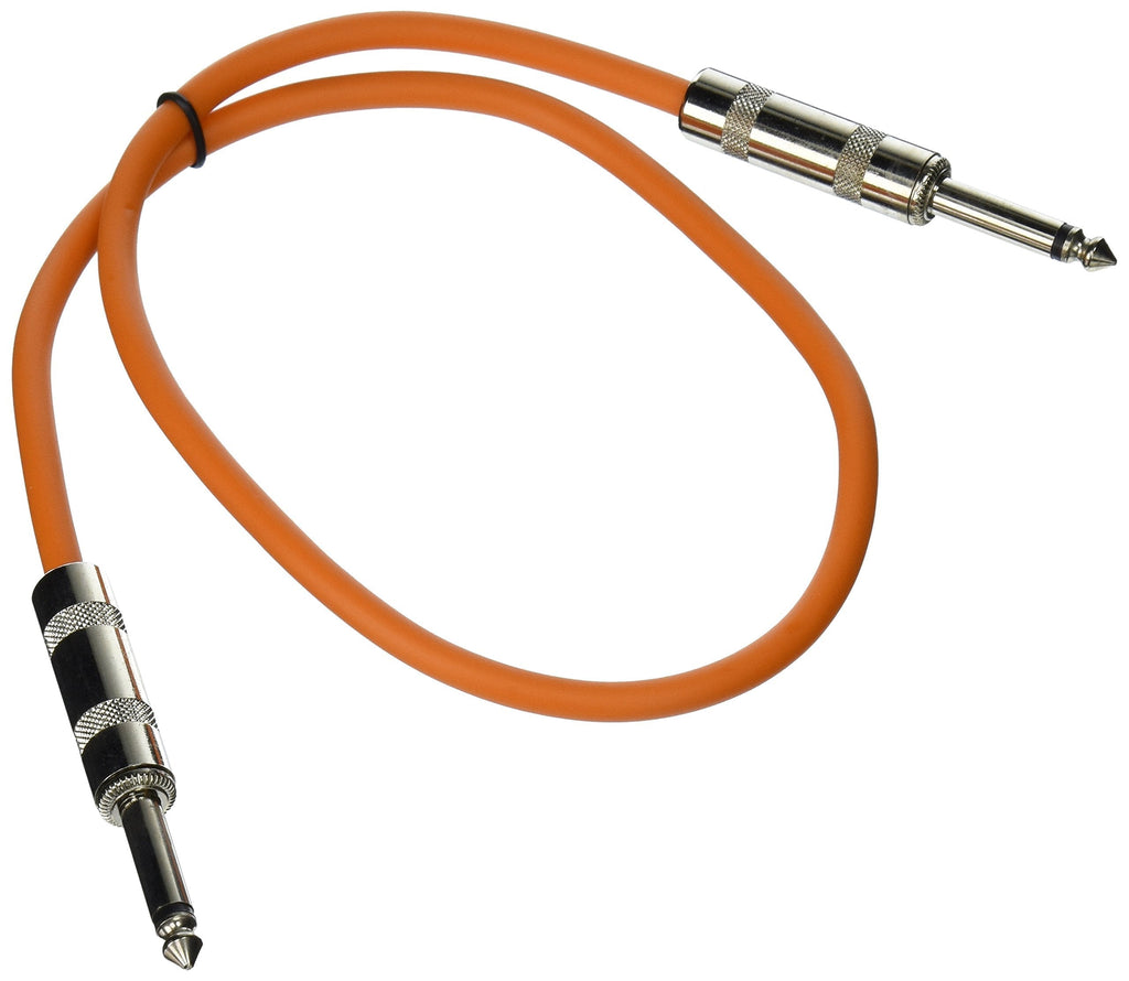 [AUSTRALIA] - Seismic Audio - SASTSX-2 - 2 Foot TS 1/4" Guitar, Instrument, or Patch Cable Orange 